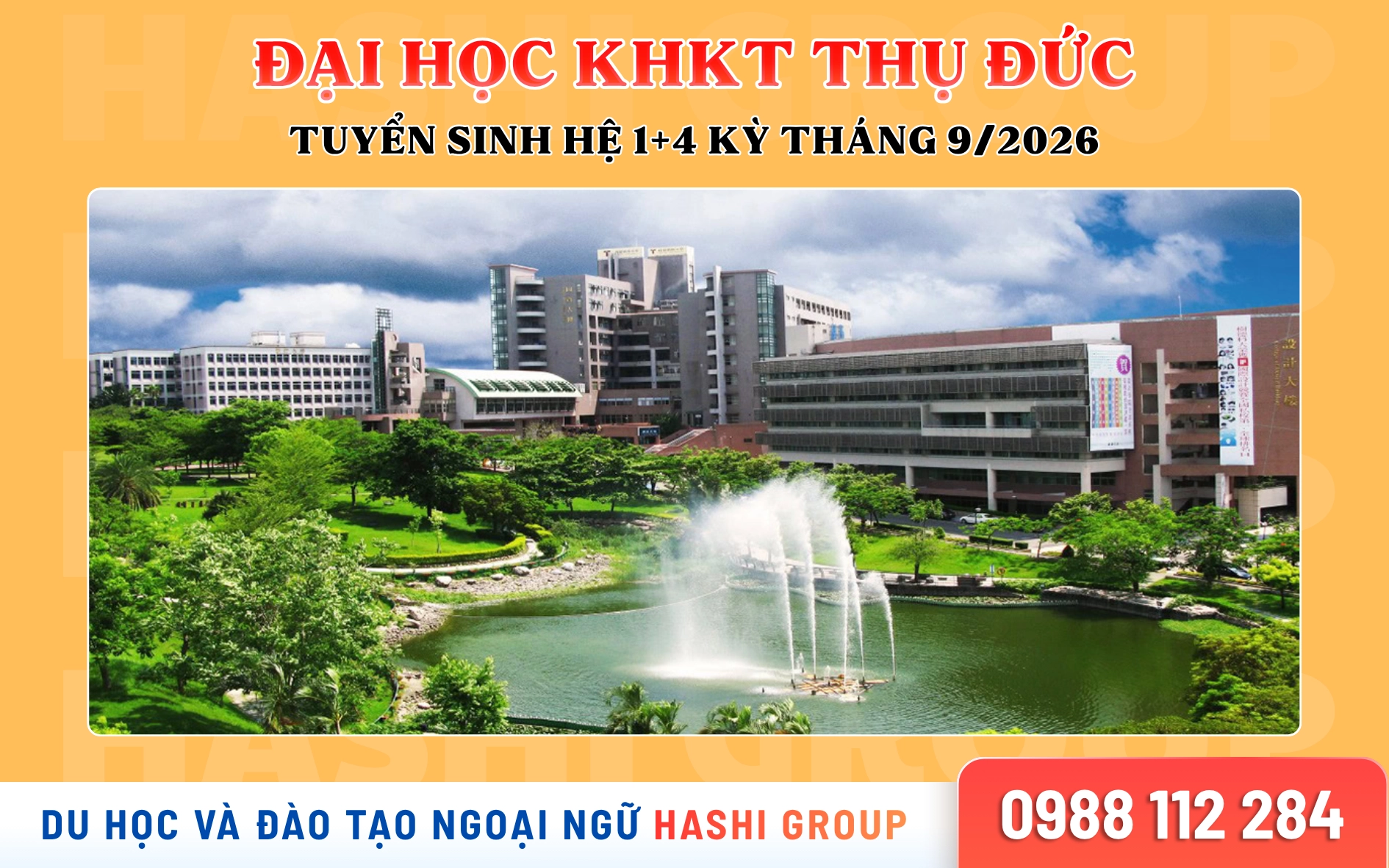Đại học KHKT Thụ Đức – Tuyển sinh hệ 1+4 Kỳ T9/2026